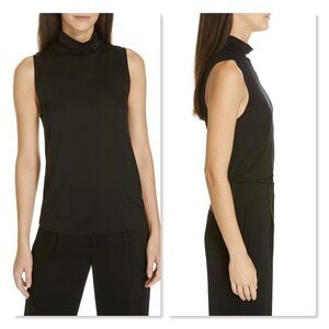 Vince Sleeveless Turtleneck Top size Small in Black